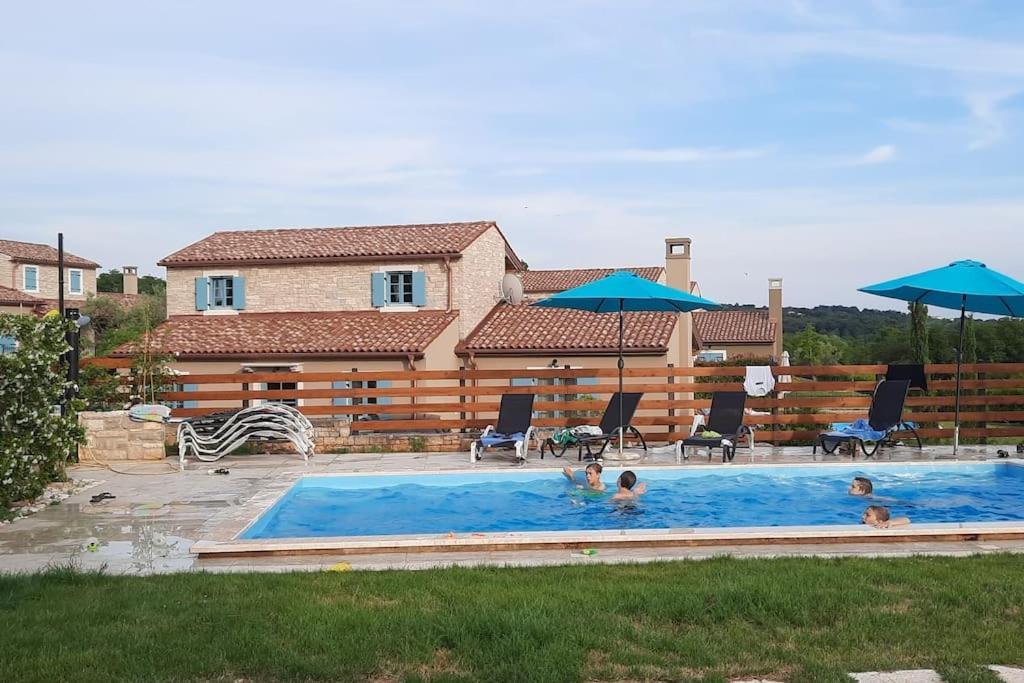 Holiday Home For 8 People, Pool + Sea View Vilanija Exterior photo